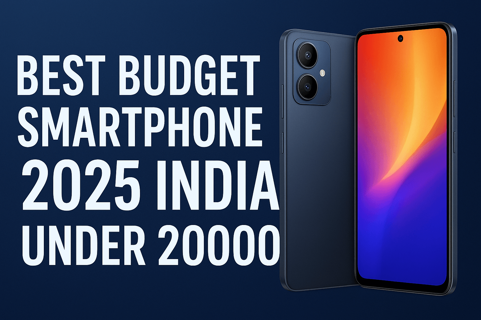 Best Budget Smartphone 2025 India Under 20000