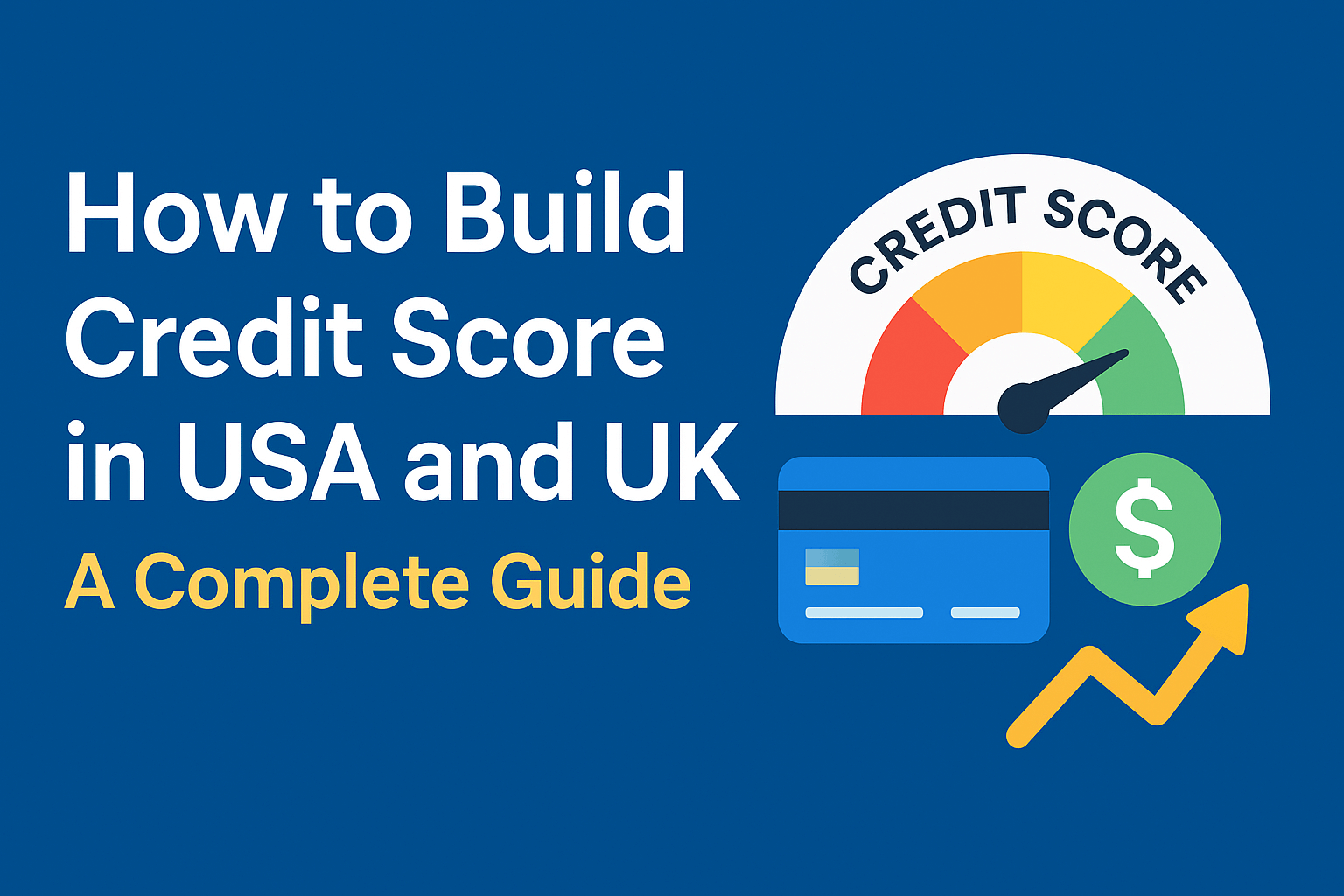 build credit score in USA and UK